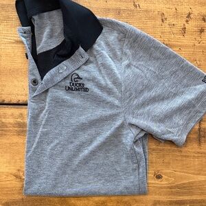 Ducks Unlimited Gray Polo Shirt for Men
